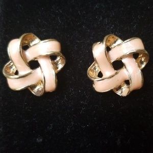 Vintage enamel earrings